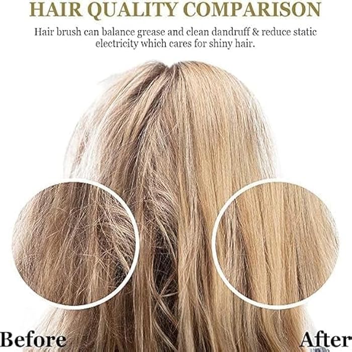 Detangler Hairbrush For Women, Men And Kids - Great For All Hair Types, Gentle On Your Scalp And Ideal For Daily Use (Small Honey) - Image 4